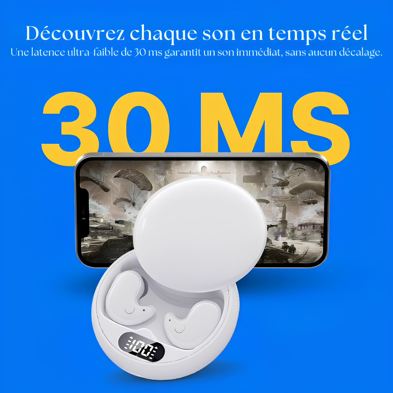 SilenceBuds™ – Écouteurs discrets et ultra-légers pour un confort au quotidien