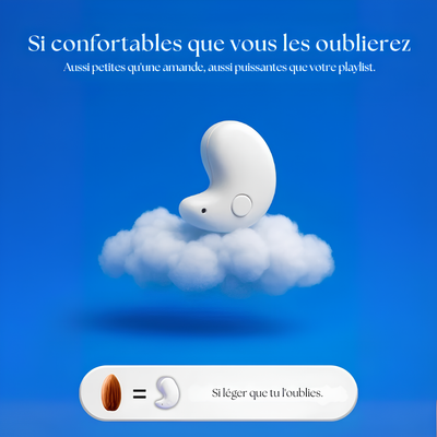 SilenceBuds™ – Écouteurs discrets et ultra-légers pour un confort au quotidien
