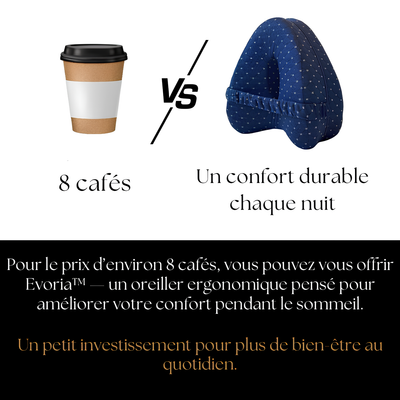 Evoria™ – L’oreiller ergonomique pour un confort optimal la nuit