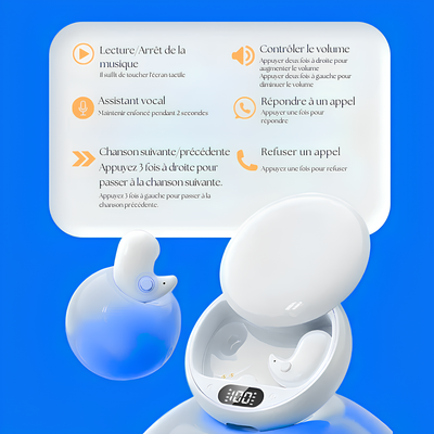 SilenceBuds™ – Écouteurs discrets et ultra-légers pour un confort au quotidien